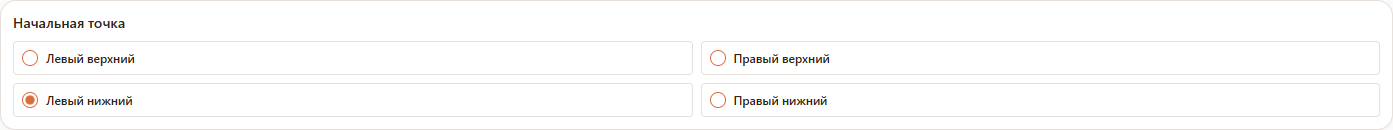 Карточка «Начальная точка» на шаге «Расчёт» в Raspili